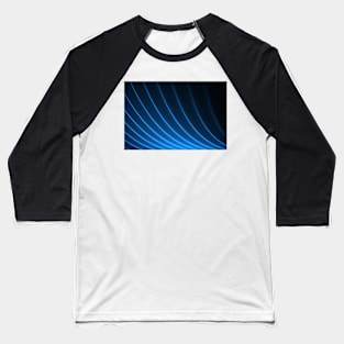 Abstract wave and curved lines illustration background Blue Baseball T-Shirt